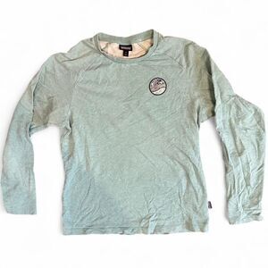 Patagonia Women’s Cotton Conquerors of the Useless Crewneck Sweatshirt Green Med